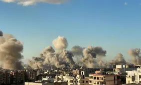 حملات شدید اسرائیل به مناطقی از ضاحیه جنوبی بیروت/ ویدئو

