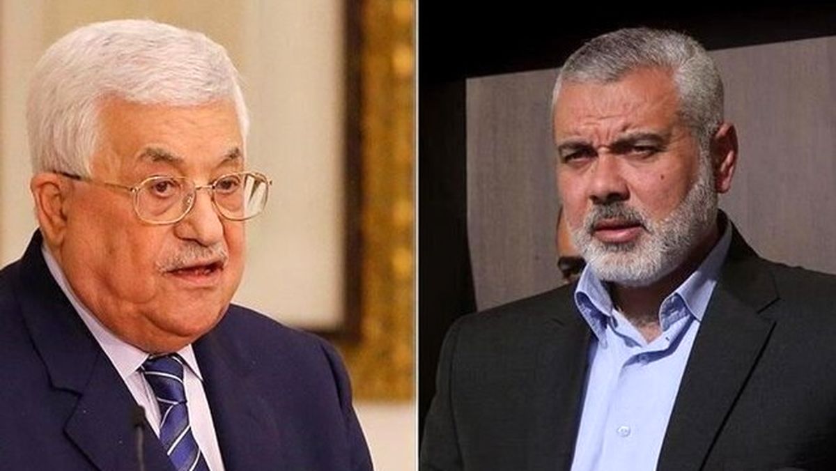 وحدت گروه های فلسطینی محور گفتگوی محمود عباس و اسماعیل هنیه