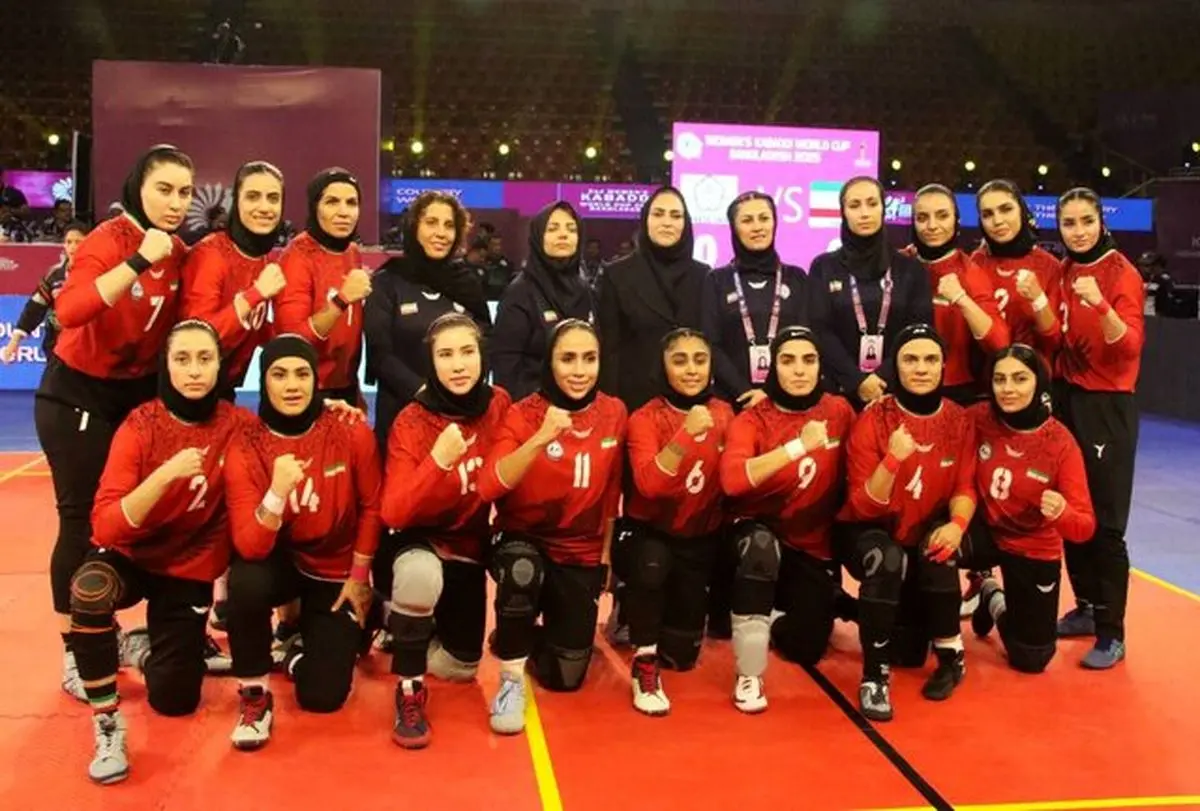 کبدی زنان ایران مقام سوم مسابقات قهرمانی جهان را به دست آورد