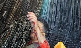 نجات معجزه آسای جوان مشهدی از حادثه 