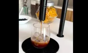 جدیدترین مدل شیر آب همراه با سرو قهوه و شیر/ ویدئو

