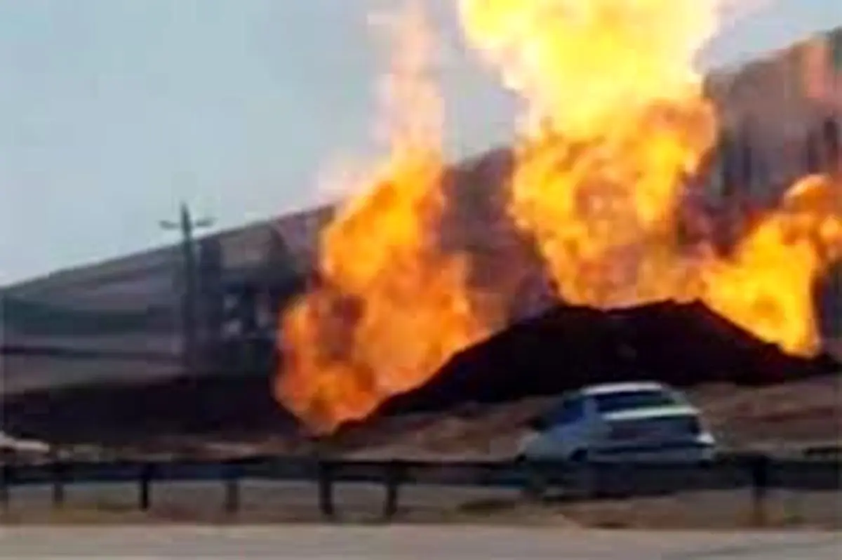 انفجار مرگبار لوله اصلی گاز در کرمانشاه/ ویدئو