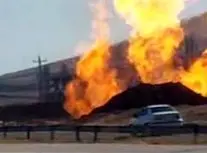 انفجار مرگبار لوله اصلی گاز در کرمانشاه/ ویدئو