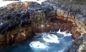 تصاویری از استخر مرگ/ ویدئو