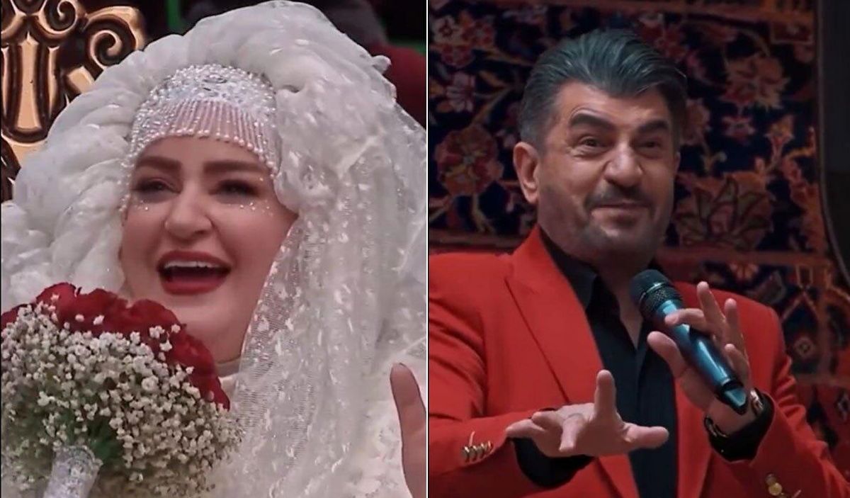  اجرای آهنگ گوگوش توسط محمود شهریاری در عروسی نعیمه نظام‌دوست/ ویدئو 