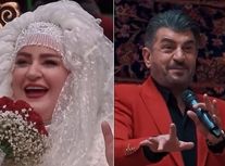 اجرای آهنگ گوگوش توسط محمود شهریاری در عروسی نعیمه نظام‌دوست/ ویدئو