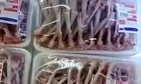 استخوان فروشی در فروشگاه های زنجیره ای/ مجوز فروش دارند؟/ ویدئو