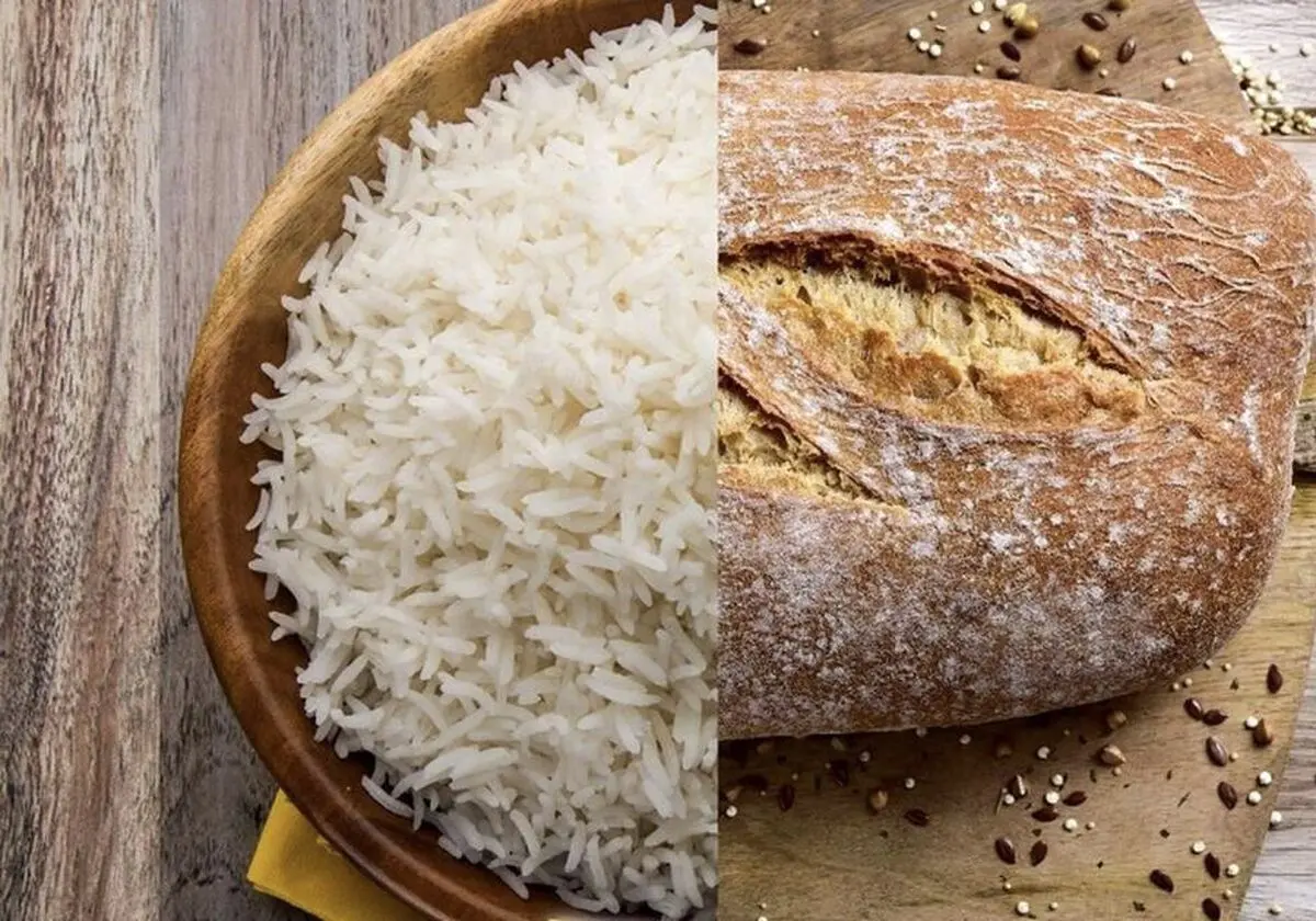 مقایسه نان و برنج، کدام بیشتر چاق می کند؟