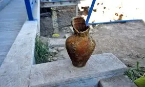 کشف شی‌ء سفالی دوران قاجار در رودسر