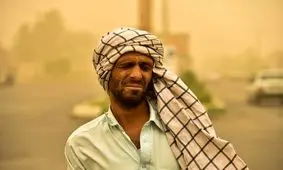 محشر گرد و خاک سرخ در خراسان رضوی/عکس