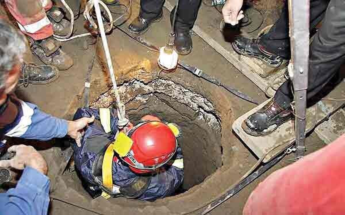 کارگر جوان زیر آوار چاه ۸ متری دفن شد