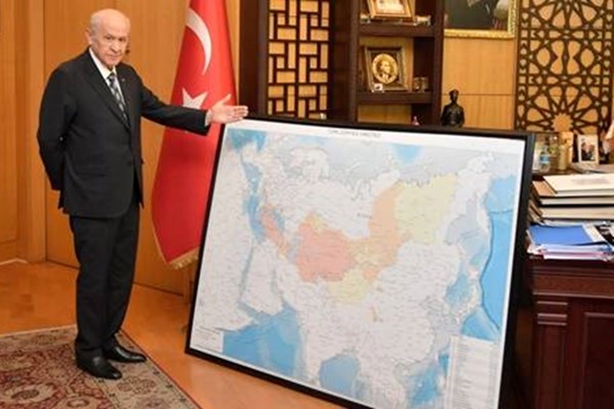 روسیه از نقشه جهان تٌرک اردوغان حمایت کرد