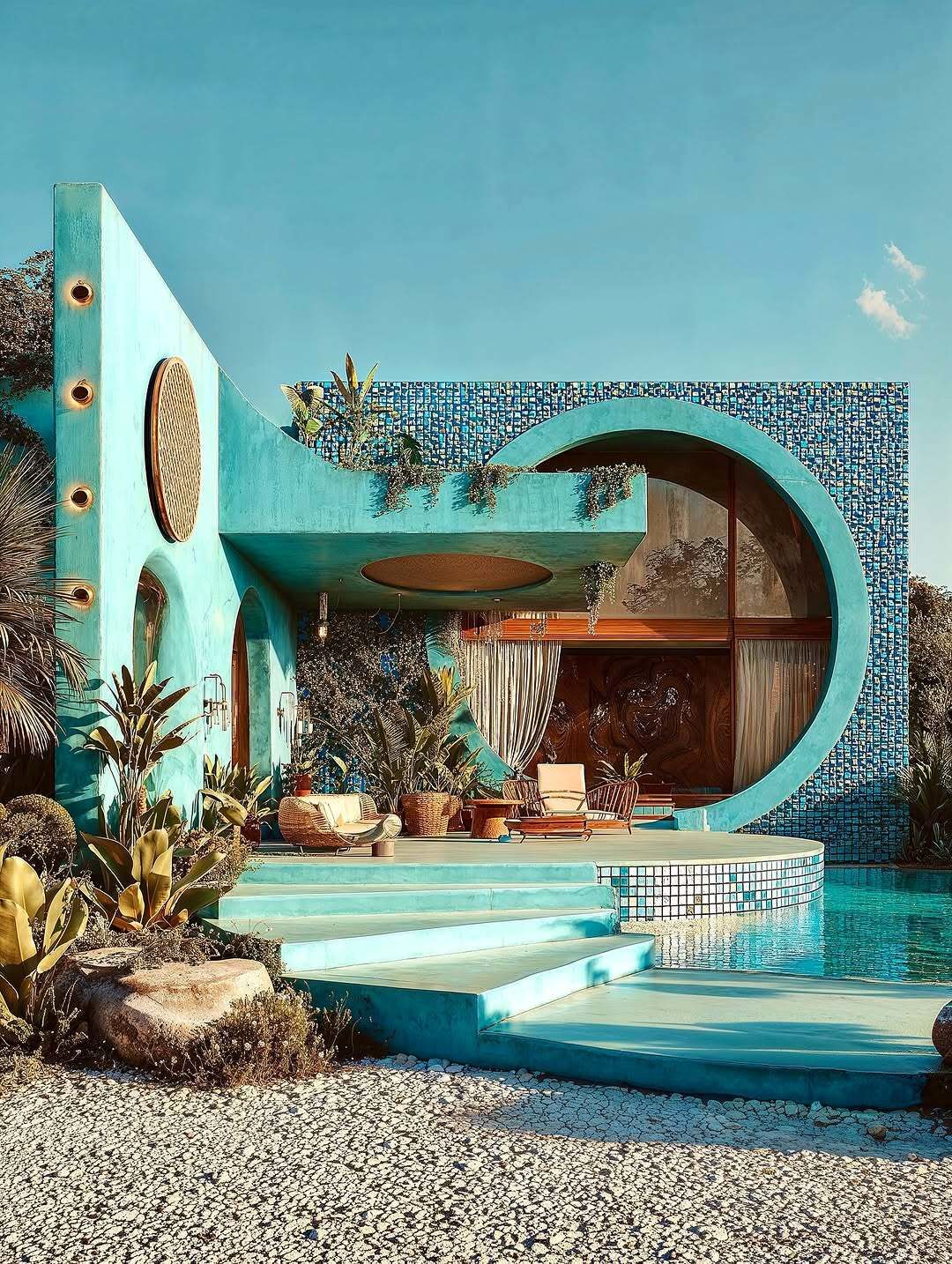 خانه تابستانی مینیمال در والنسیا