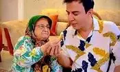 رفتار شایسته و عاشقانه عمو پورنگ با مادرش/ ویدئو