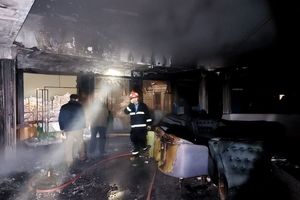 سوختگی یک کارگر بر اثر آتش سوزی یک واحد تولیدی در اشتهارد