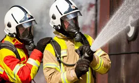 آتش سوزی در هتل آپارتمان نزدیک حرم امام رضا(ع) 