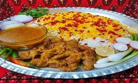 طرز تهیه زیر برنجی لری 