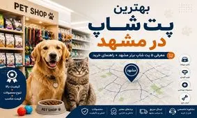 بهترین پت شاپ در مشهد | معرفی ۵ پت شاپ حضوری و بهترین گزینه برای خرید آنلاین
