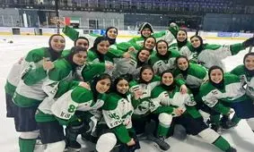 خوشحالی جالب دختران هاکی ایران در رختکن