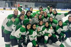 خوشحالی جالب دختران هاکی ایران در رختکن