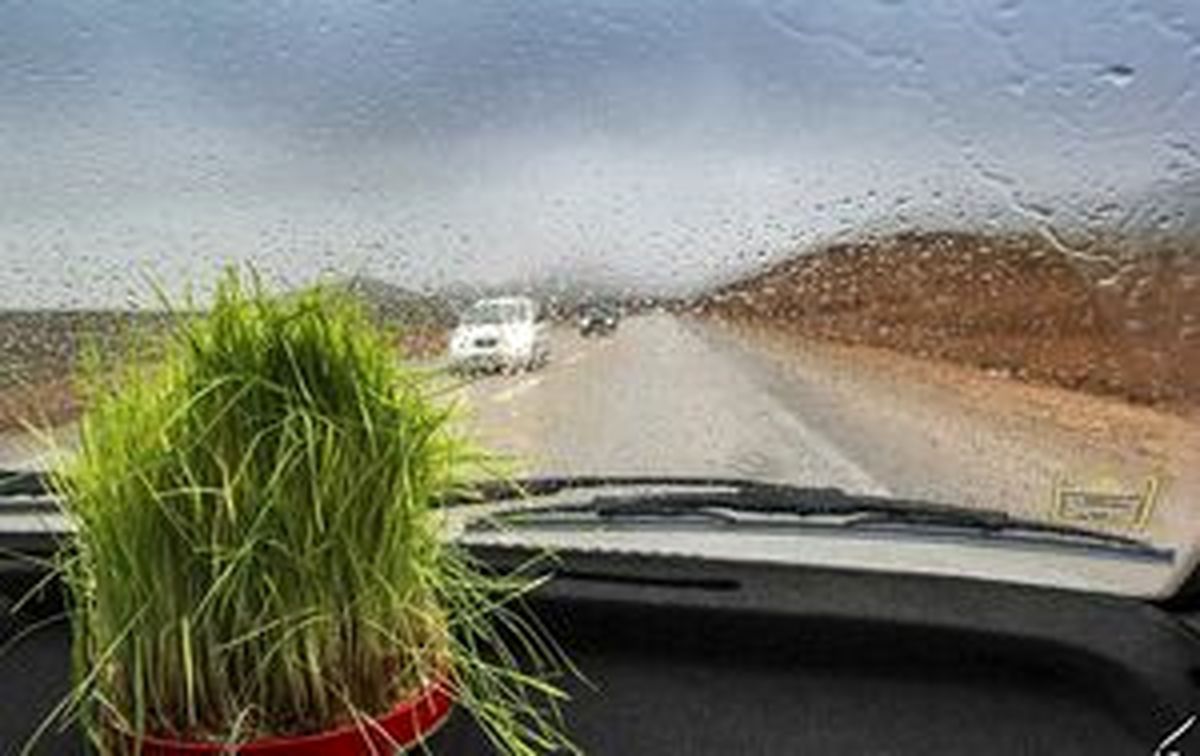 آسمان بارانی برخی استانها در روز طبیعت