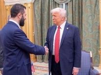 اولین ویدئو از دیدار ترامپ و الجولانی در ریاض
