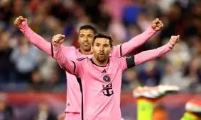 مسی دبل کرد، میامی صدرنشین شد

