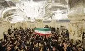 ورود پیکر رهبر شهید به حرم امام حسین (ع)/ ویدئو

