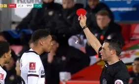 کارت قرمز دایره‌ای در جام حذفی انگلیس

