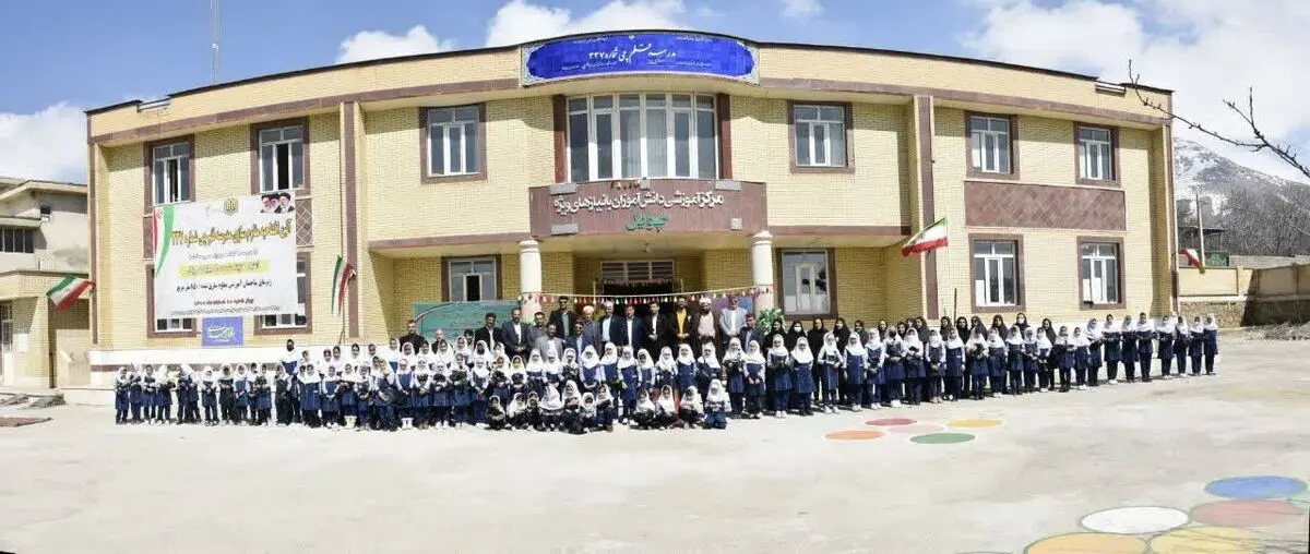 افتتاح ۲ مدرسه مقاوم سازی شده توسط خوزستان در کهگیلویه و بویر احمد

