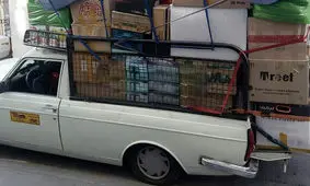 اقدام خطرناک راننده وانت در مشهد/ ویدئو