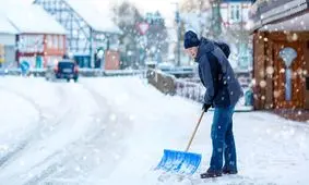 تماشای برف روبی/ ویدئو