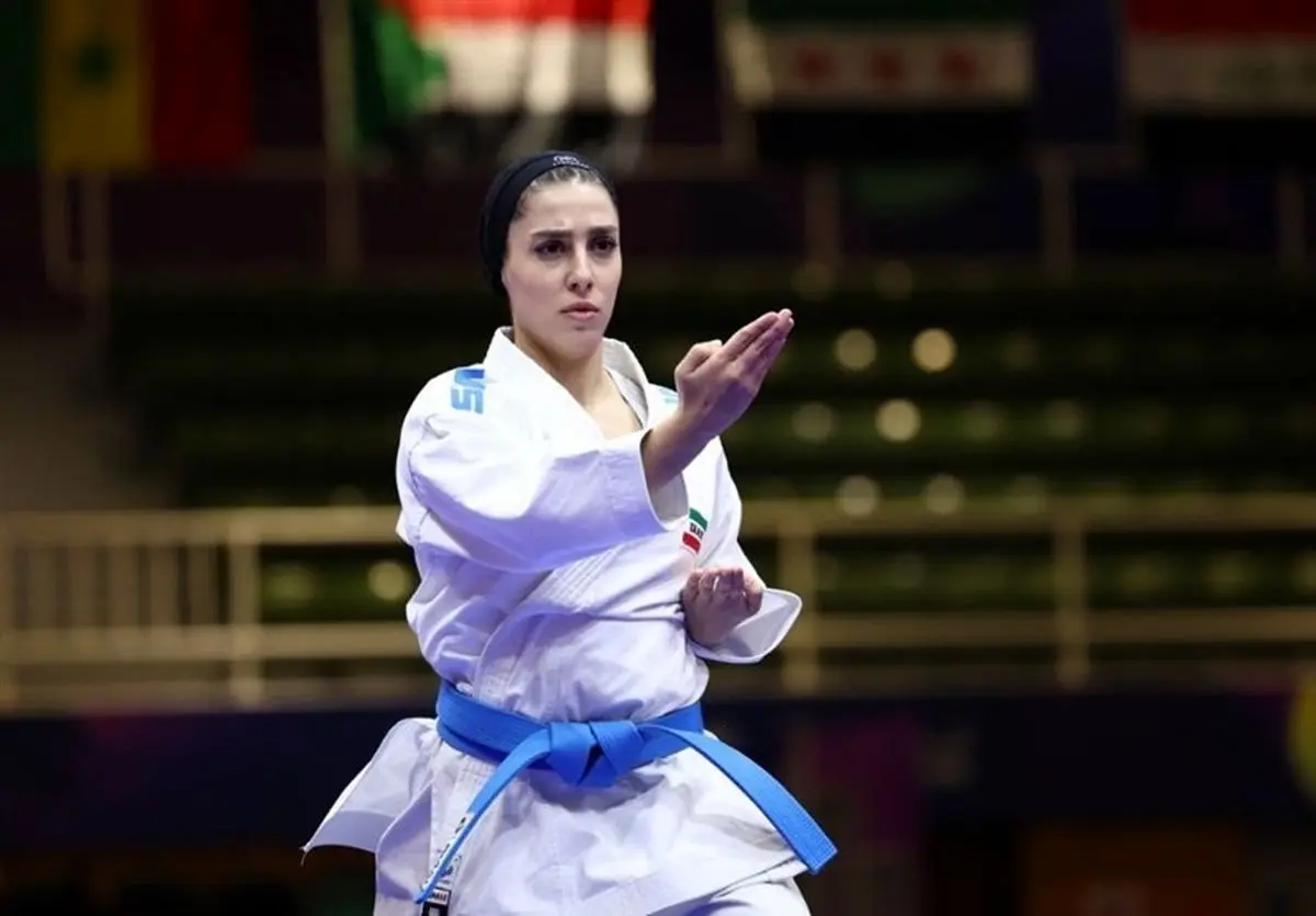 سومین مدال طلا‌ی کاروان ایران/ فاطمه صادقی در کاراته طلایی شد