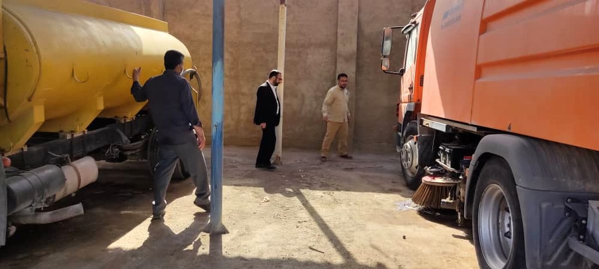 بازدید رئیس کمیسیون خدمات شهری شورای اسلامی شهر اهواز از سازمان خدمات موتوری شهرداری