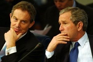 افشای اسناد جدید از حمله آمریکا به عراق/بوش و بلر به یک مسأله آگاه بودند