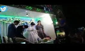 دامادی وسط جشن، عروس را کتک زد/ ویدئو

