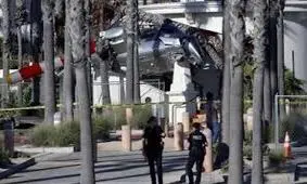 لحظه سقوط بالگرد روی عابران پیاده در «کالیفرنیا»/ ویدئو