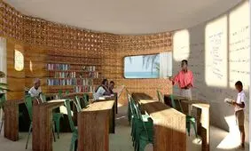 ساخت اولین مدرسه با پرینتر سه بعدی در جهان به دست یک معمار ایرانی/ ویدئو