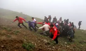 فیلمی از بالگرد رئیسی که یک جنگل بان قبل از سقوط گرفته