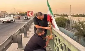 آماده‌سازی خیابان‌ها برای استقبال پیکر رهبر شهید انقلاب توسط مردم عراق/ ویدئو