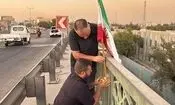 آماده‌سازی خیابان‌ها برای استقبال پیکر رهبر شهید انقلاب توسط مردم عراق/ ویدئو