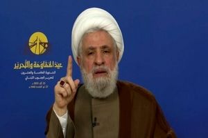 دبیر کل حزب الله لبنان: حزب‌الله در کنار ایران در مقابله با عدوان اسرائیل و آمریکا خواهد ایستاد
