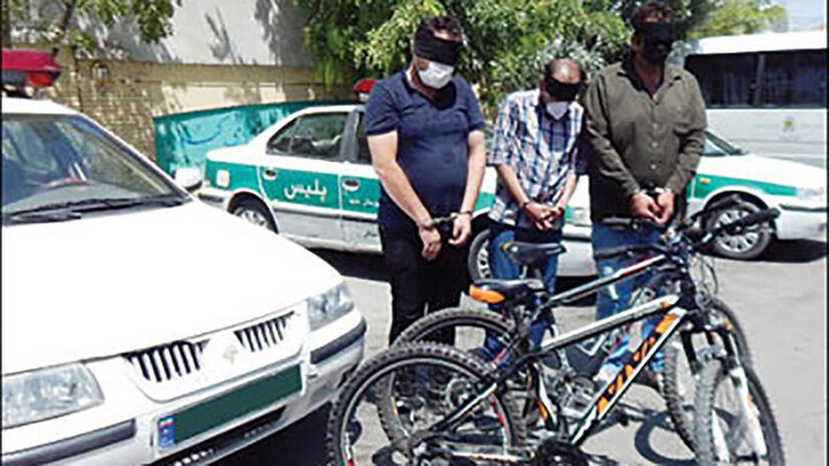 بازداشت سارقان حرفه ای دوچرخه ها در میانه