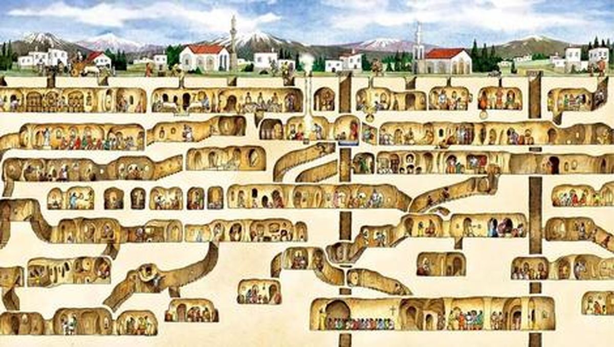 درینکویو ؛ راز آلودترین شهر ترکیه