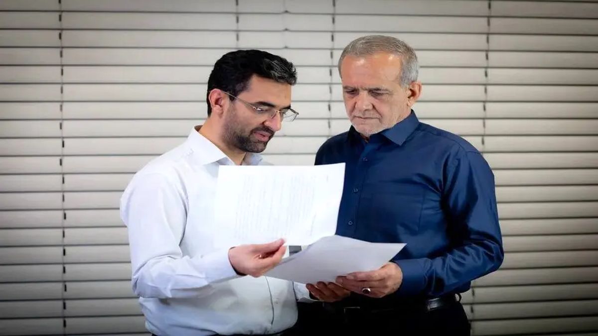  آذری جهرمی به پزشکیان درباره تولید برق خورشیدی و گزارش ها به او، هشدار داد/ ویدئو 