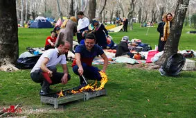 حذف عکس رقصیدن مردان در روز طبیعت