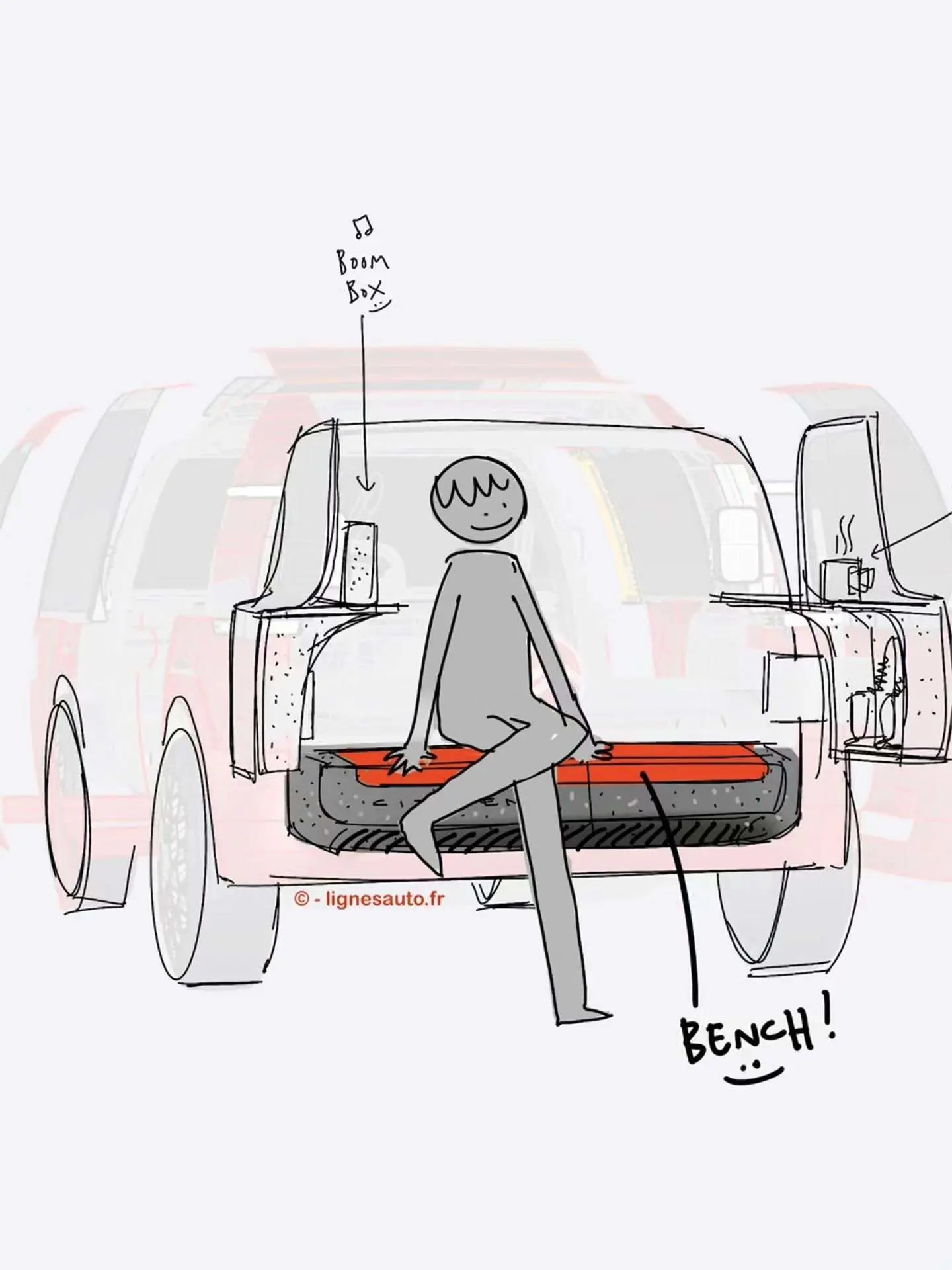 تصاویر رسمی منتشر شده از کانسپت ۲۰۲۵ سیتروئن ELO (Citroen ELO) که یک خودروی کامپکت، همه‌کاره و دارای طراحی نوآورانه با قابلیت تطبیق برای کار، استراحت و بازی است و به عنوان یک مدل «خانه روی چرخ» توسط شرکت سیتروئن معرفی شده است.