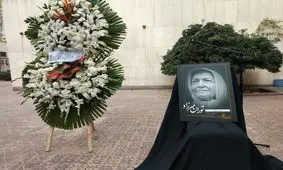 خانم بازیگر زیر باران تشییع شد