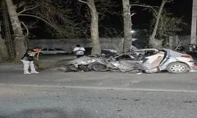 تصادف مرگبار پژو ۲۰۶ در محله فیروزآباد تهران سه کشته برجای گذاشت