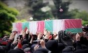 تشییع شهید والی زاده و شهید حکیمی در شهرک شهید محلاتی، مقابل منزل شهید عباسی/ ویدئو